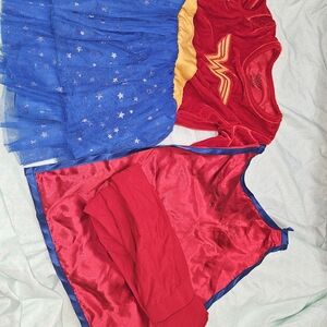 DC Wonder Woman Kids Costume - Red, Blue, Yellow